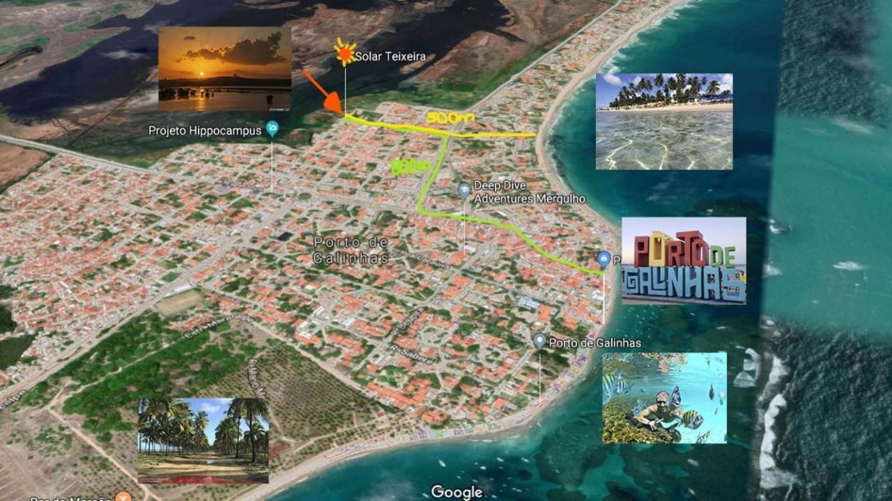 Solar Teixeira Flats Hotell Pôrto das Galinhas Exteriör bild